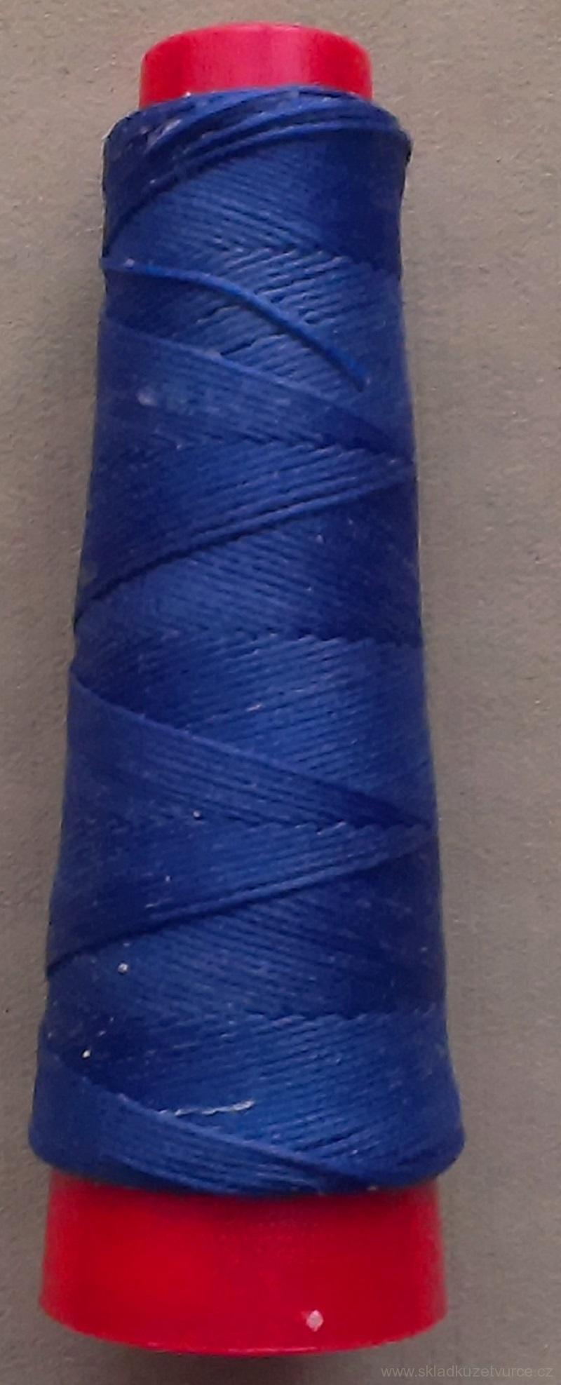 Polyesterová nit EUROJET SLAM modrá voskovaná 0,8 mm