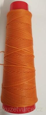 Polyesterová nit EUROJET SLAM orange voskovaná 0,8 mm