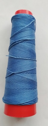 Polyesterová nit EUROJET SLAM sv.modrá voskovaná 0,8 mm