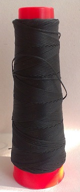 Polyesterová nit EUROJET SLAM  černá voskovaná 0,8 mm